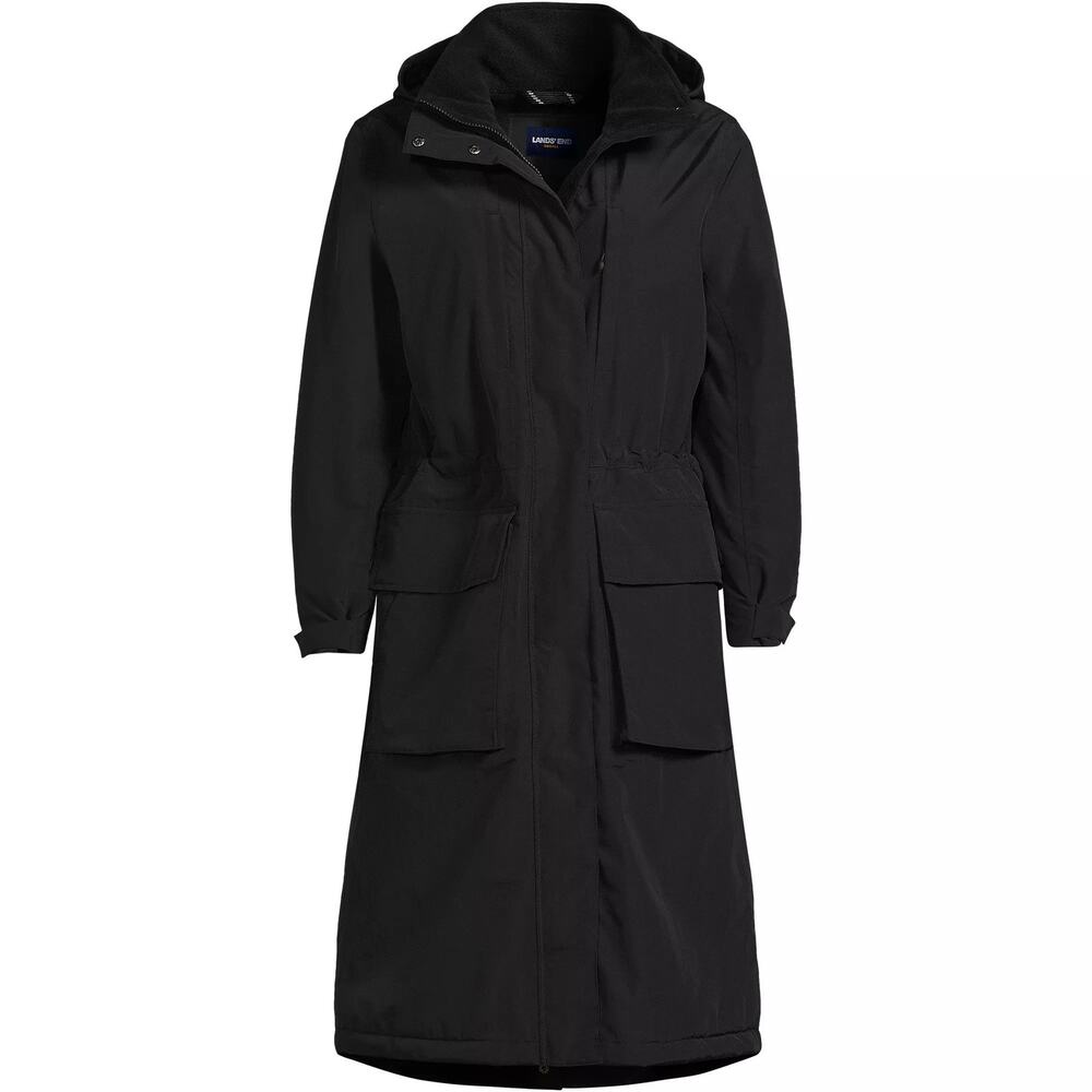 Lands' End Women's Squall Waterproof Insulated Winter Stadium Maxi Coat - XL